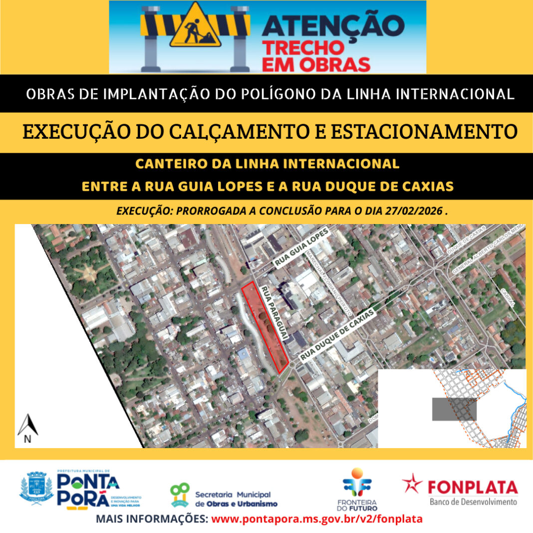 Obra da Linha Internacional