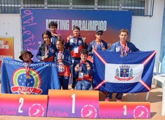 Ponta Porã brilha no Meeting Paralímpico e conquista 11 medalhas