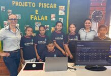 Alunos da Escola Juvenal Fróes usam tecnologia para ajudar paciente com Esclerose Lateral Amiotrófica